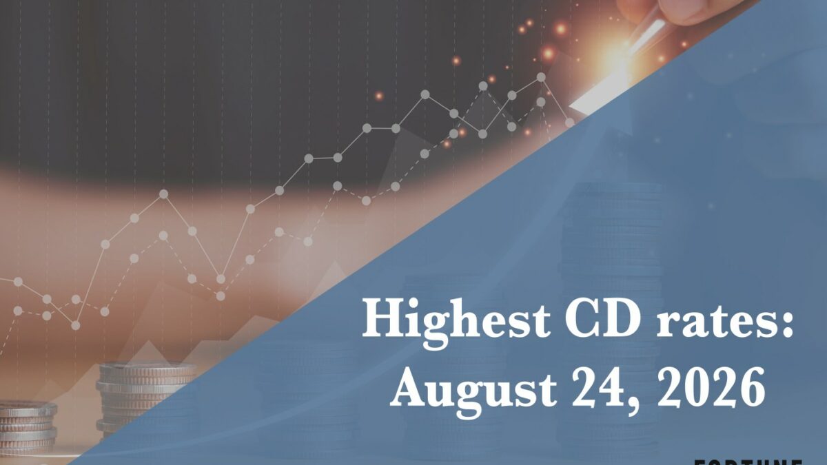Top CD rates Aug. 24, 2026: Lock in up to up to 4.50%