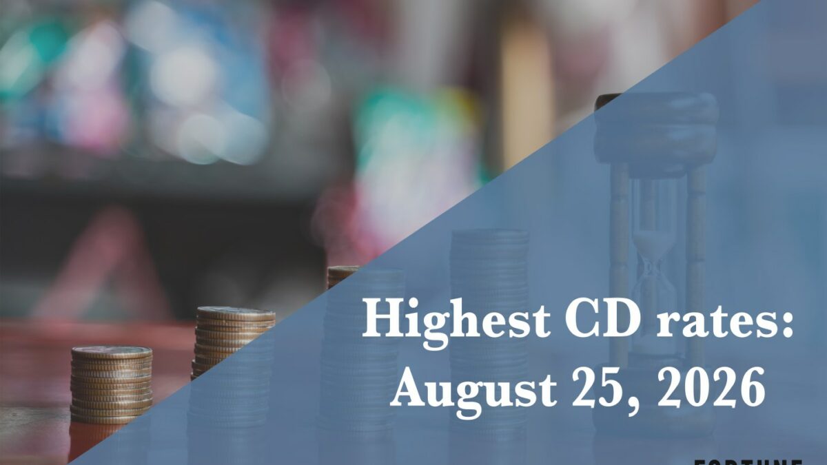 Top CD rates on Aug. 25, 2026: Lock in up to up to 4.50%