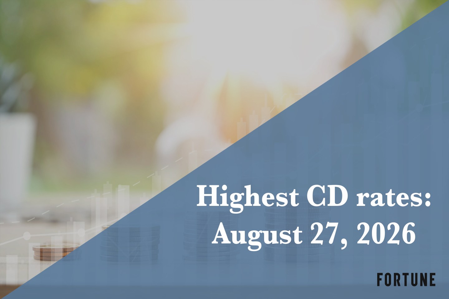 Top CD rates Aug. 27, 2026: Lock in up to up to 4.50%