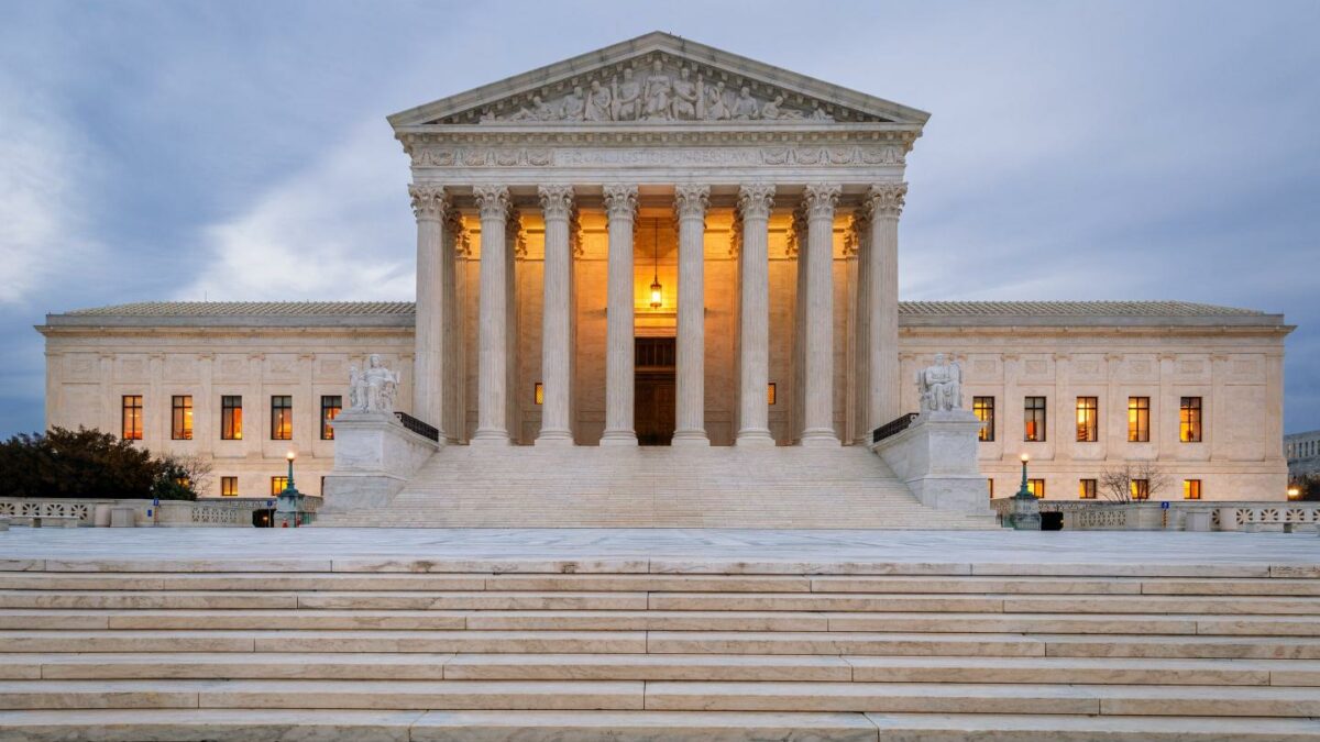 Steps to the United States Supreme Court.