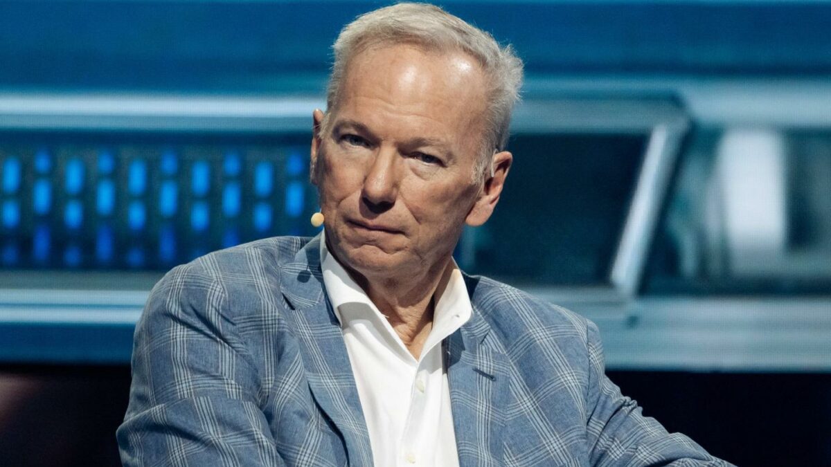 Eric Schmidt, chief executive officer of Relativity Space and former chief executive officer of Google, during the America Business Forum in Miami, Florida.