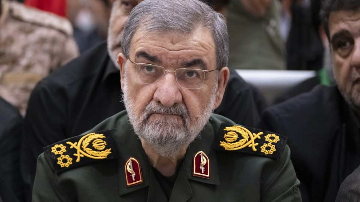 Mohsen Rezaei at Ayatollah Ruhollah Khomeini's shrine in southern Tehran, Iran, on June 4, 2026.