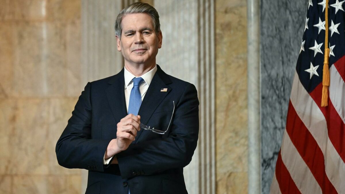 Treasury Secretary Scott Bessent at the Treasury Building in Washington, DC, on June 11, 2026.