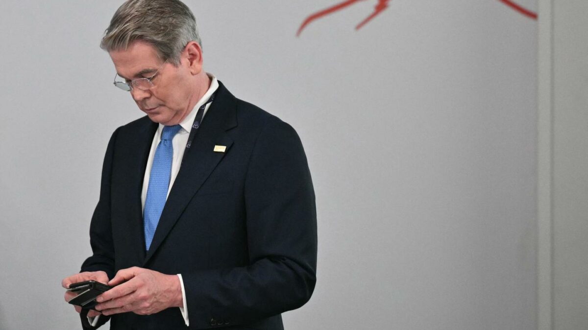 Secretary of Treasury Scott Bessent at the G7 summit, in Evian, France, on June 17, 2026.