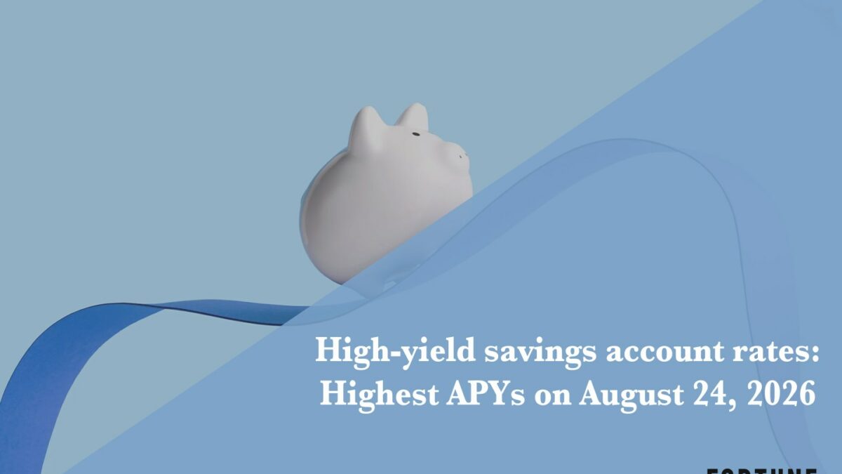 Top high-yield savings rates Aug. 24, 2026: Up to 4.50% APY