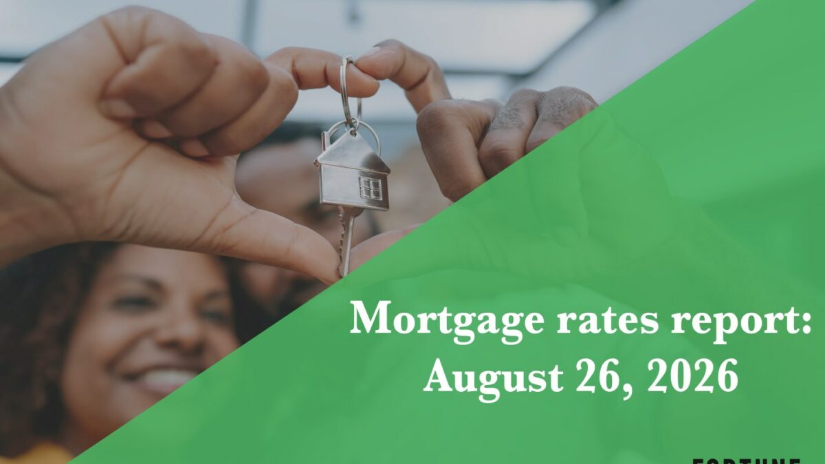 Mortgage rates Aug. 26, 2026: Rates show very slight downward movement