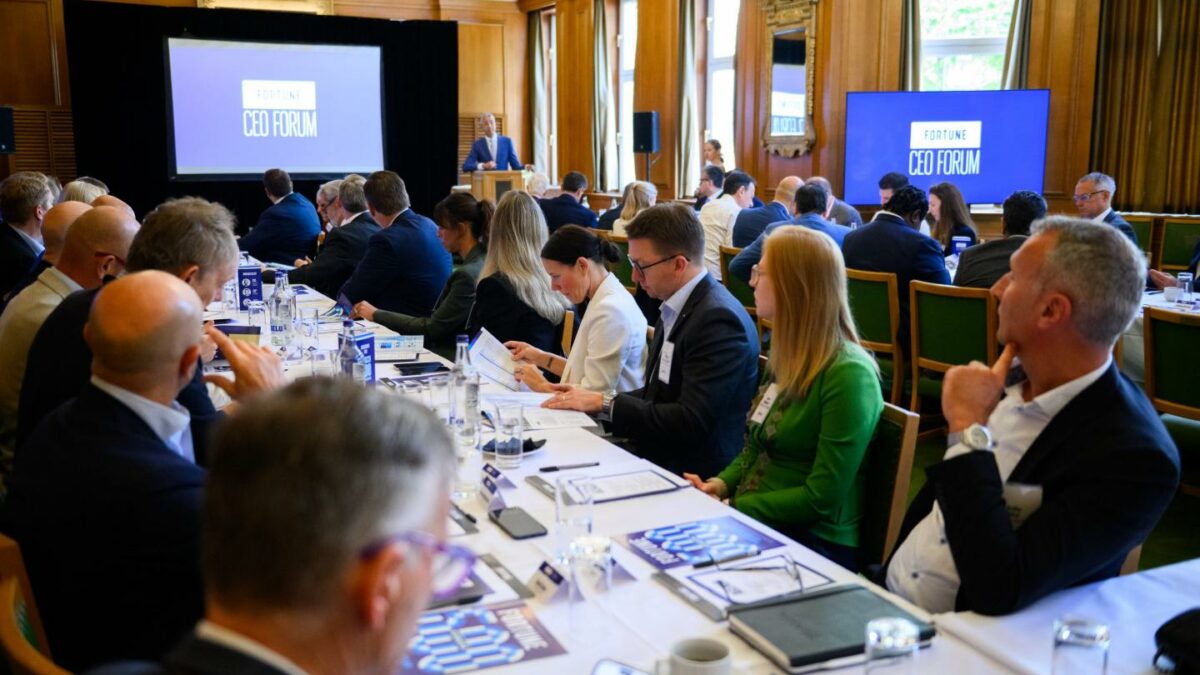 Fortune CEO Forum took place in London on Sept 17.