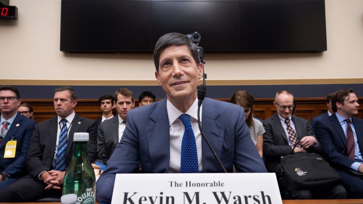 Federal Reserve Chairman Kevin Warsh appears before the House Financial Services Committee to deliver the semi-annual monetary policy report on the central bank, at the Capitol in Washington, Tuesday, July 14, 2026.
