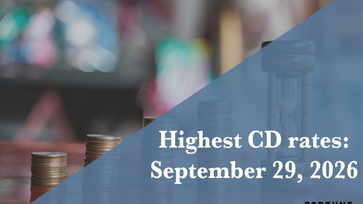 Top CD rates today, Sept. 29, 2026: Lock in up to up to 4.95%