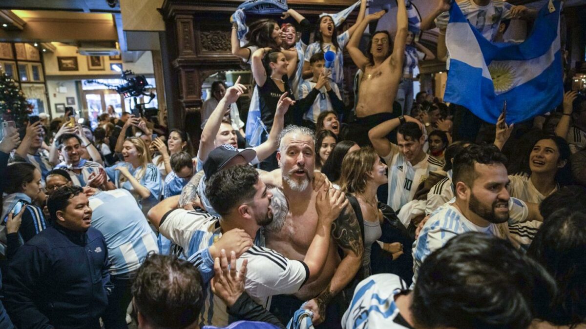 Small businesses like bars and cafes across the country became the gathering place for foreign and domestic soccer fans rooting for their countries in the World Cup.