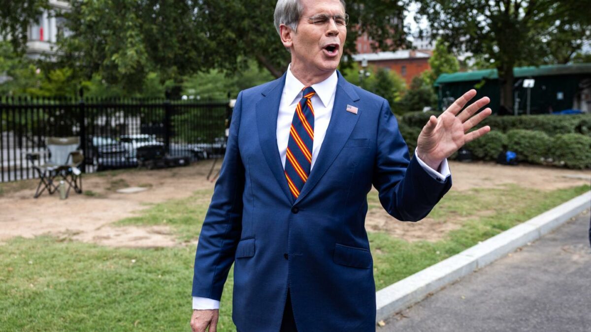 Treasury Secretary Scott Bessent outside the White House on Thursday, July 30, 2026.