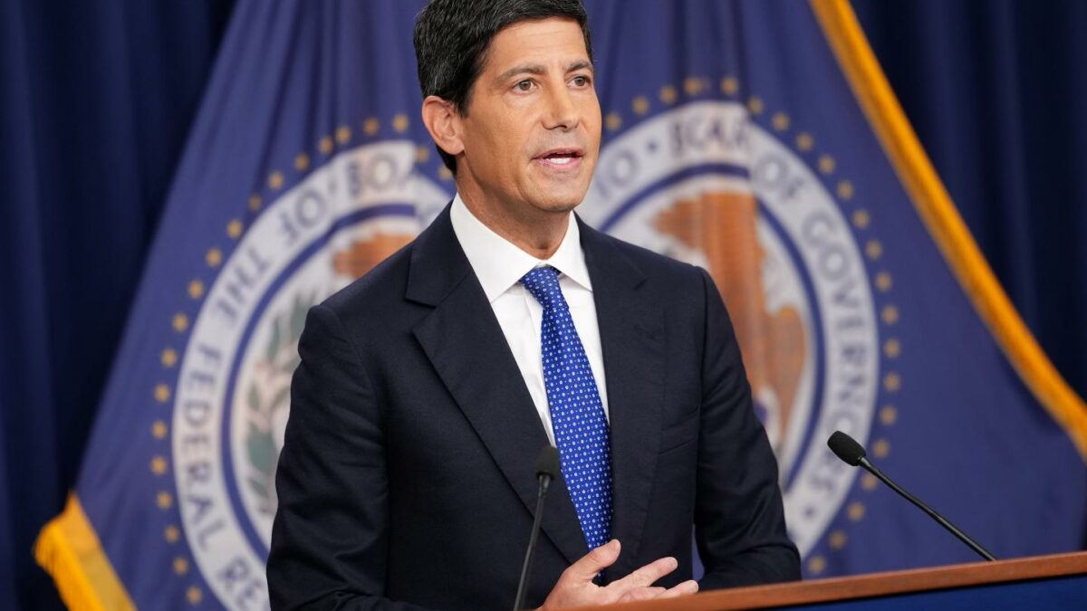 Federal Reserve Chair Kevin Warsh speaks during a news conference following Federal Open Market Committee meetings at Federal Reserve Headquarters on Sept. 16th in Washington, D.C.