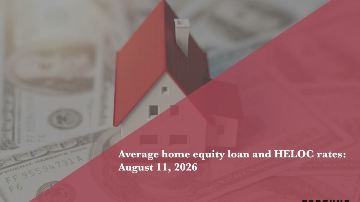 Today’s home equity loan and HELOC rates, Aug. 11, 2026