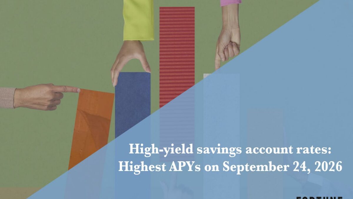 The top high-yield savings rates: Up to 4.50% on Sept. 24, 2026
