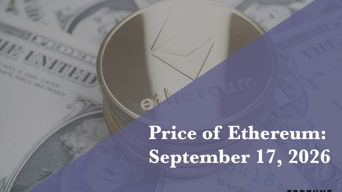 Current price of Ethereum for Sept. 17, 2026