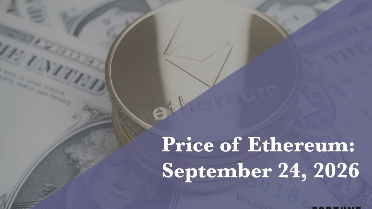 Current price of Ethereum for September 24, 2026