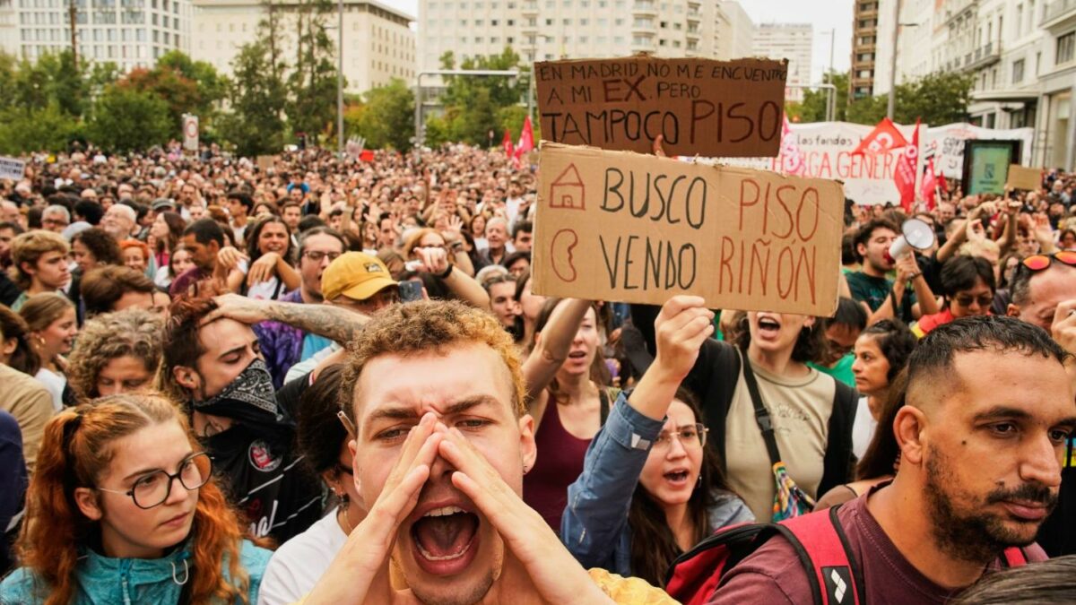 Spain’s lefty government evicted an 87-year-old woman from her home of 70 years and thousands of protesters took the streets
