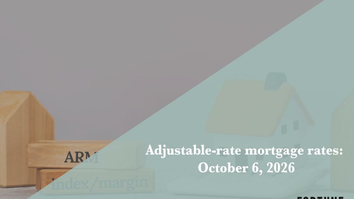 Current ARM mortgage rates report for Oct. 6, 2026