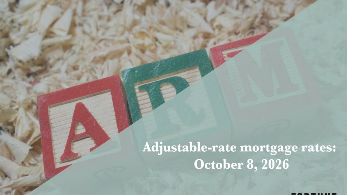 Current ARM mortgage rates report for Oct. 8, 2026