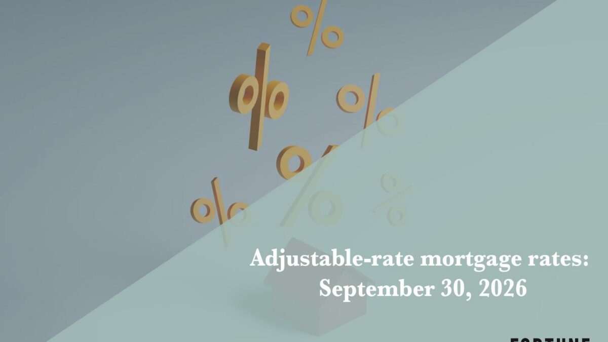 Current ARM mortgage rates report for Sept. 30, 2026