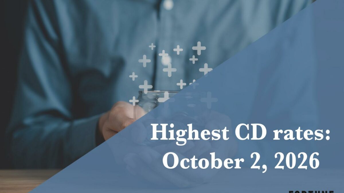 Top CD rates today, Oct. 2, 2026: Lock in up to up to 5.10%
