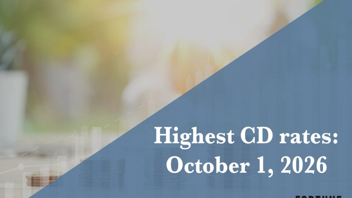 Top CD rates on Oct. 1, 2026: Lock in up to up to 5.10%