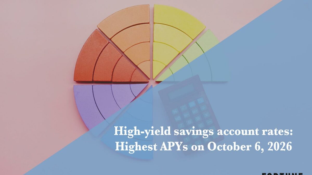 Top high-yield savings rates: Up to 4.50% on Oct. 6, 2026
