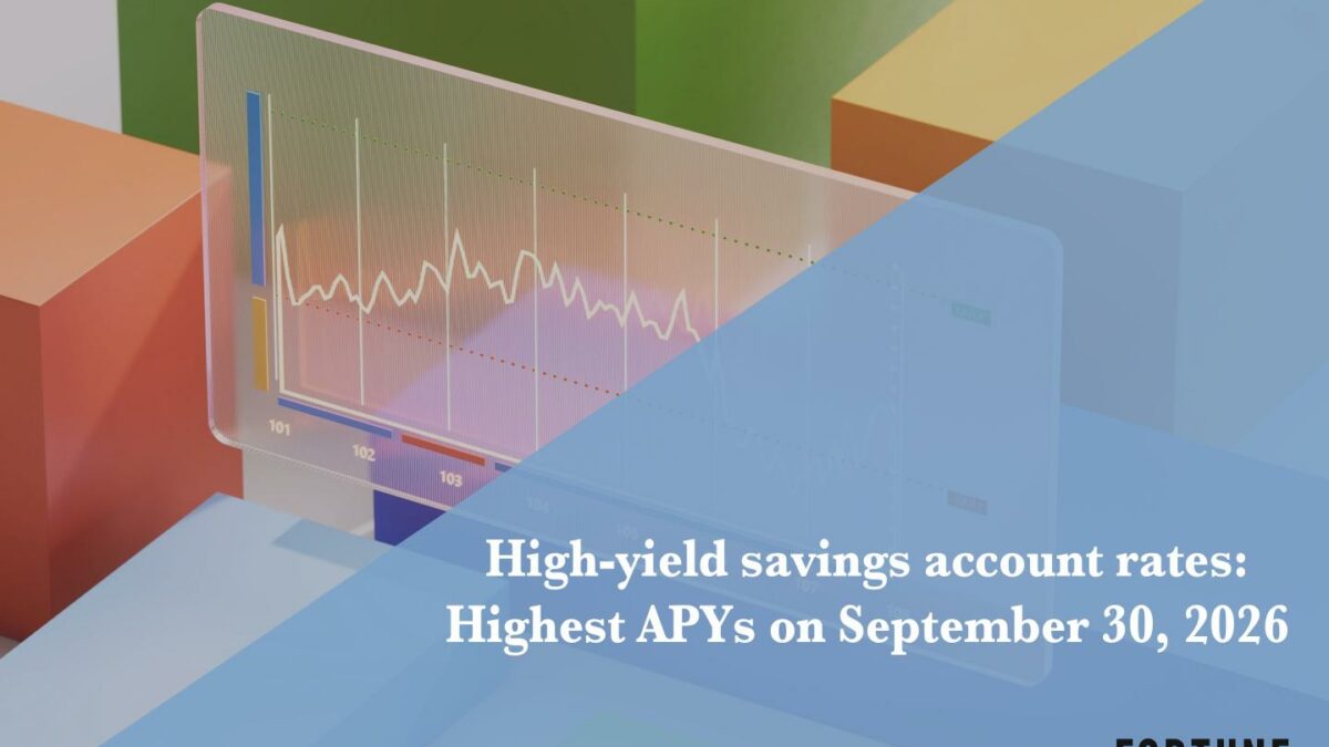 The top high-yield savings rates on September 30, 2026: Up to 4.50% on Sept. 30, 2026