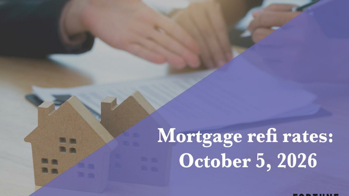 Current refi mortgage rates report for Oct. 5, 2026
